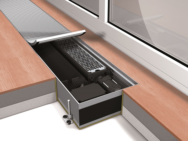 Sélection et installation de convecteurs au sol pour le chauffage de l'eau