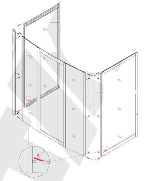 Rouleaux de douche : critères de sélection des ferrures de porte, instructions d'installation et de remplacement