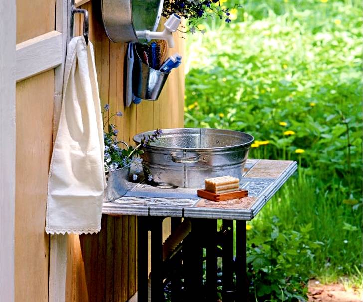 Lavabo de campagne avec eau chauffée : classement des meilleurs modèles + conseils pour les acheteurs potentiels