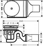 Siphon pour cabine de douche avec bac bas: types et auto-assemblage (+ photo)