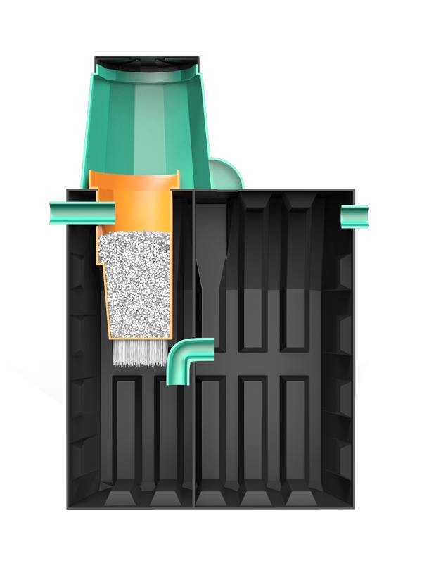 Termitière de fosse septique : installation