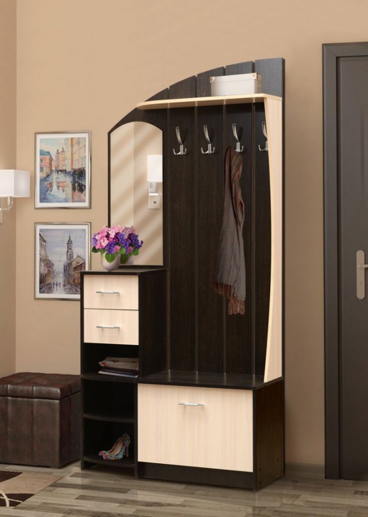 5 façons de sélectionner avec succès des meubles pour agrandir visuellement le couloir