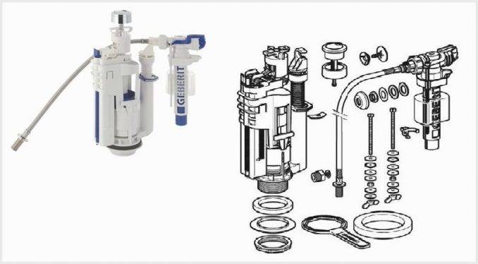 Flotteur WC : dispositif, règles de réglage et exemple de remplacement