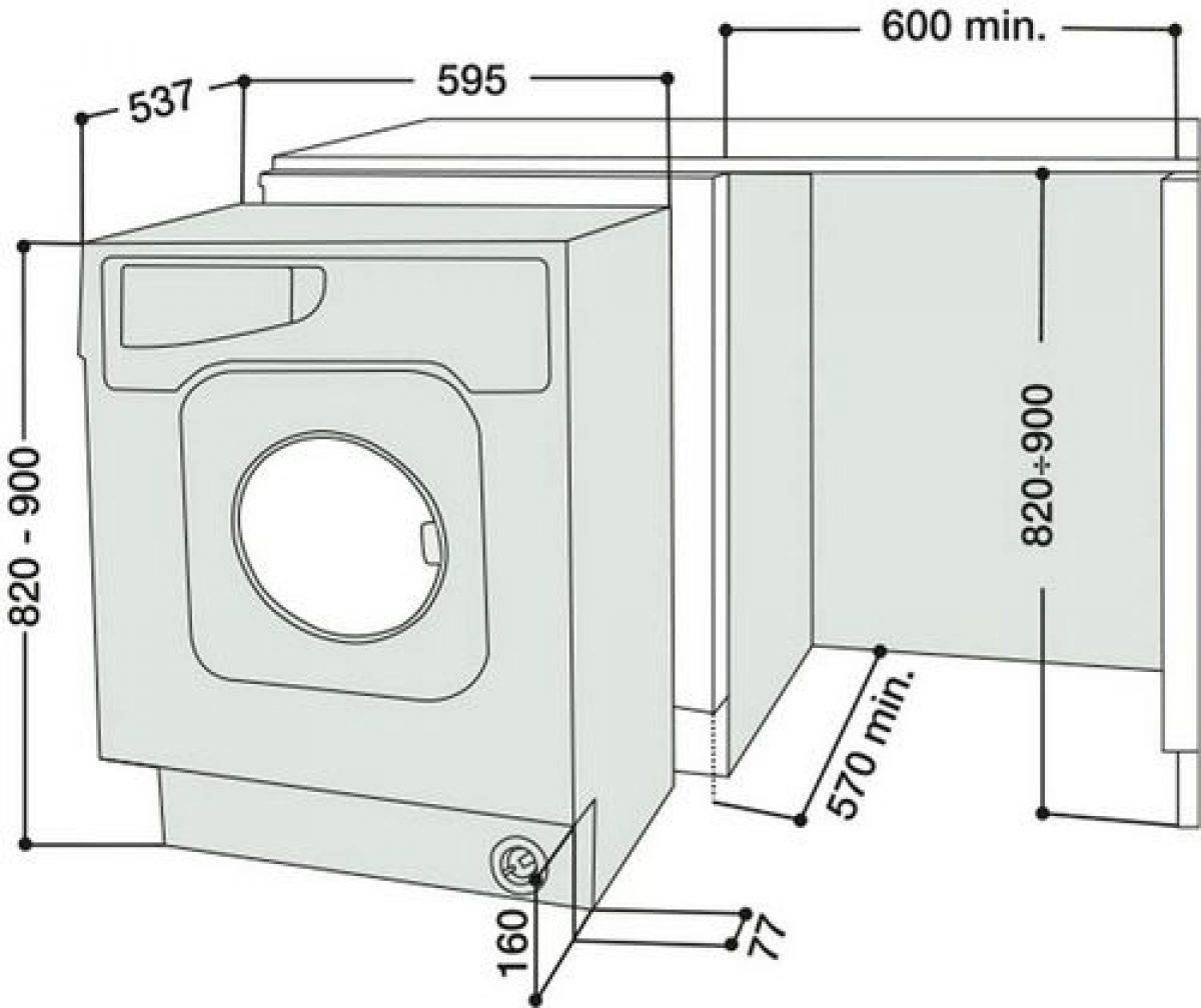 Machines à laver étroites à chargement frontal et supérieur