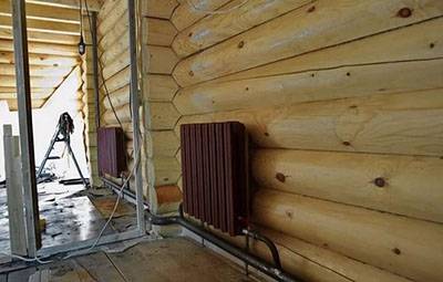 Schémas et règles typiques pour la rédaction d'un système de chauffage pour une maison privée à un étage