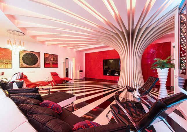 Toilettes dorées et chantantes des stars