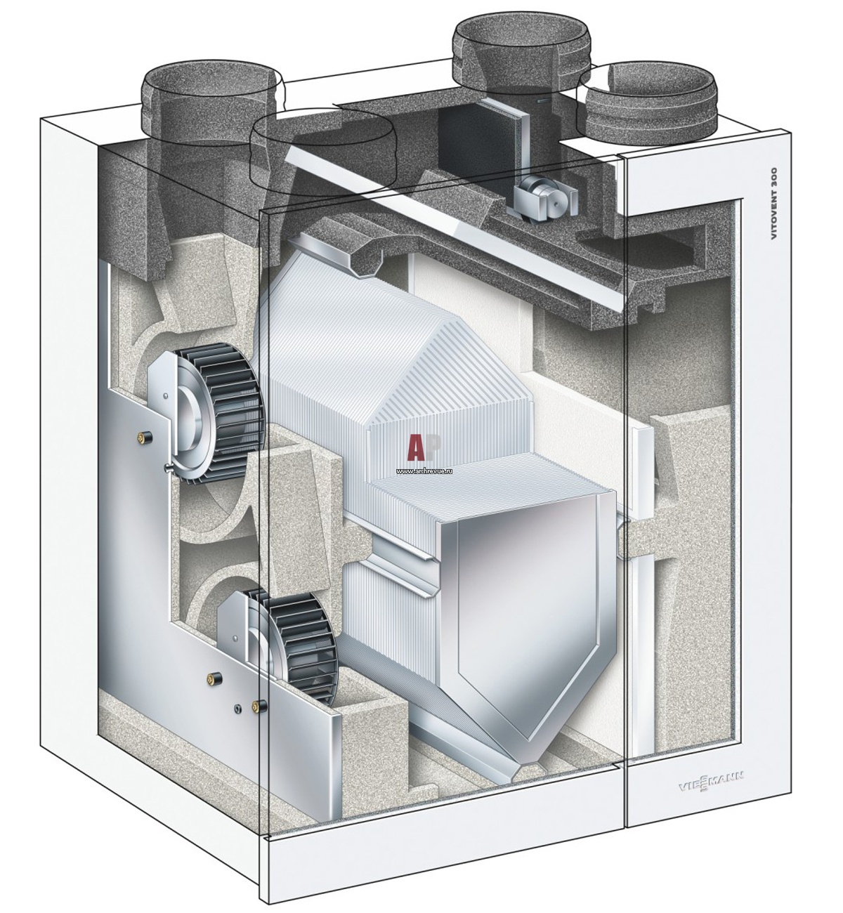 Récupération de chaleur dans les systèmes de ventilation d'une maison privée et d'un appartement