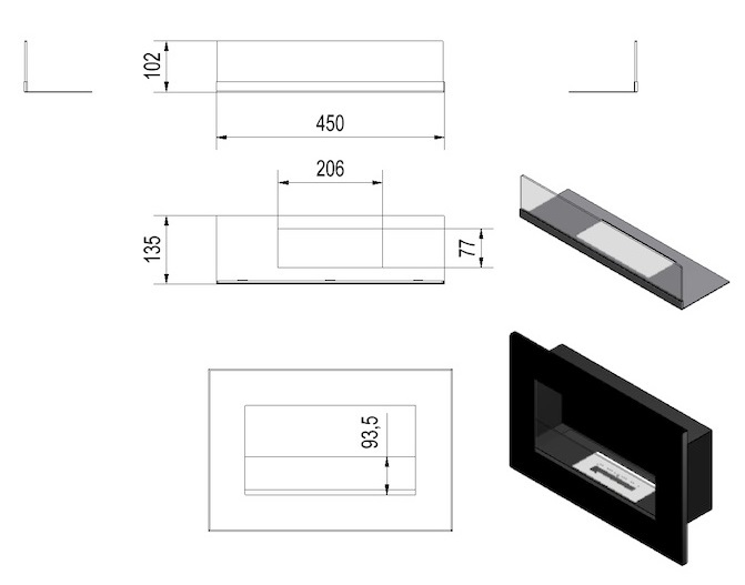 Cheminée bio à faire soi-même: instructions pas à pas, dessins, fabrication