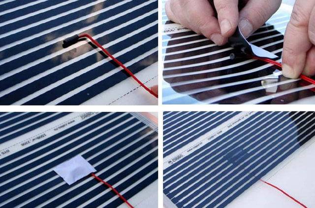 Chauffage au sol sous linoléum - comparaison des options eau et infrarouge + technologie d'installation