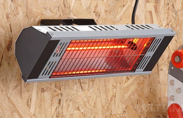 Chauffage infrarouge d'une maison privée