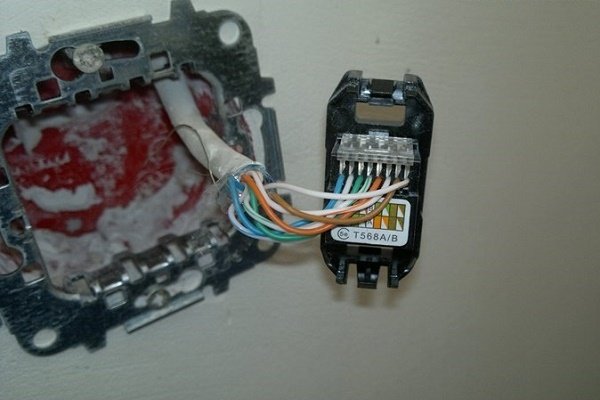 Comment connecter une prise pour Internet: normes et schémas