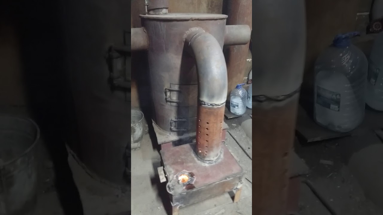 Poêle à ventre à faire soi-même à partir d'un tuyau: instructions pas à pas, dessin, photo