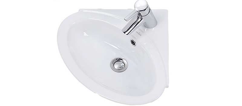 Lavabos d'angle dans la salle de bain: aperçu + instructions d'installation