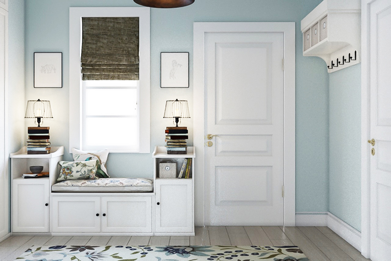 5 façons de sélectionner avec succès des meubles pour agrandir visuellement le couloir
