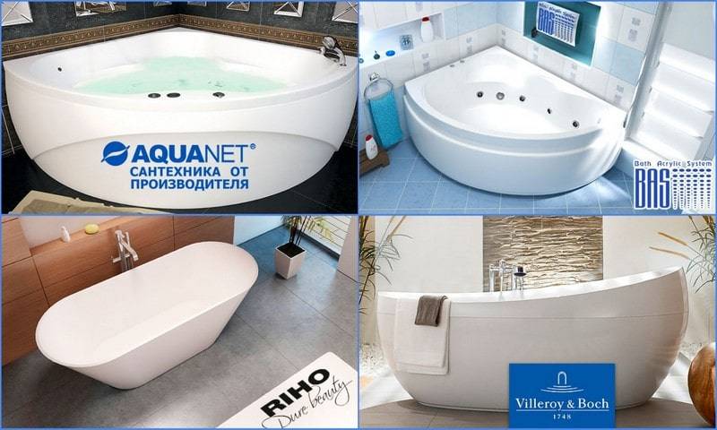 Baignoires en acrylique - avantages et inconvénients