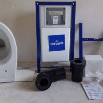 Installation d'installation de toilettes: instructions détaillées pour l'installation d'un WC suspendu