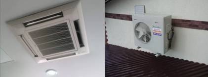 Installation de climatiseurs à cassette: règles technologiques pour l'installation d'une "cassette" domestique