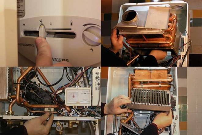 Comment se débarrasser du tartre dans une colonne de gaz. nettoyage de l'échangeur de chaleur du geyser du tartre | tout sur la réparation