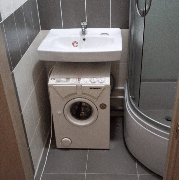 Choisir une machine à laver pour laver dans la salle de bain: paramètres et caractéristiques importants, types, classement des meilleurs modèles, avantages et inconvénients