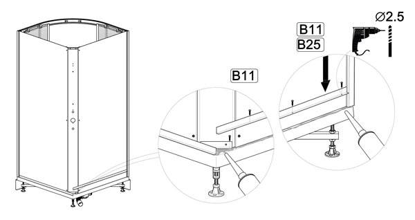 Installation du receveur de douche : instructions d'installation