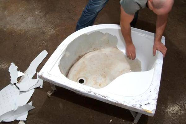 Réparation de receveur de douche à faire soi-même