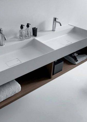 Double vasque : un aperçu des sanitaires insolites + un exemple de travaux d'installation