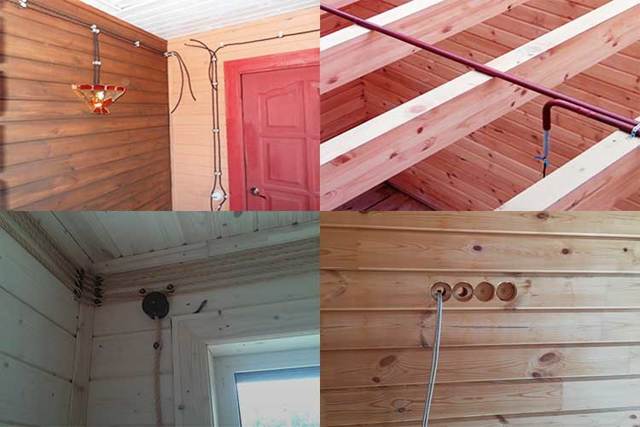 Câblage dans une maison en bois: règles de conception + installation étape par étape