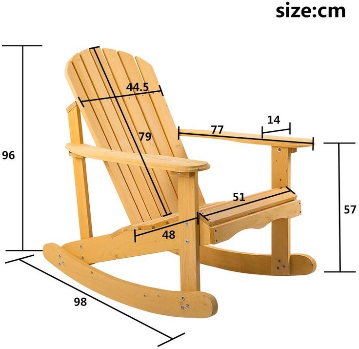 Chaise à bascule DIY - dessins, photos et projets des chaises les plus simples et les plus originales (85 photos)