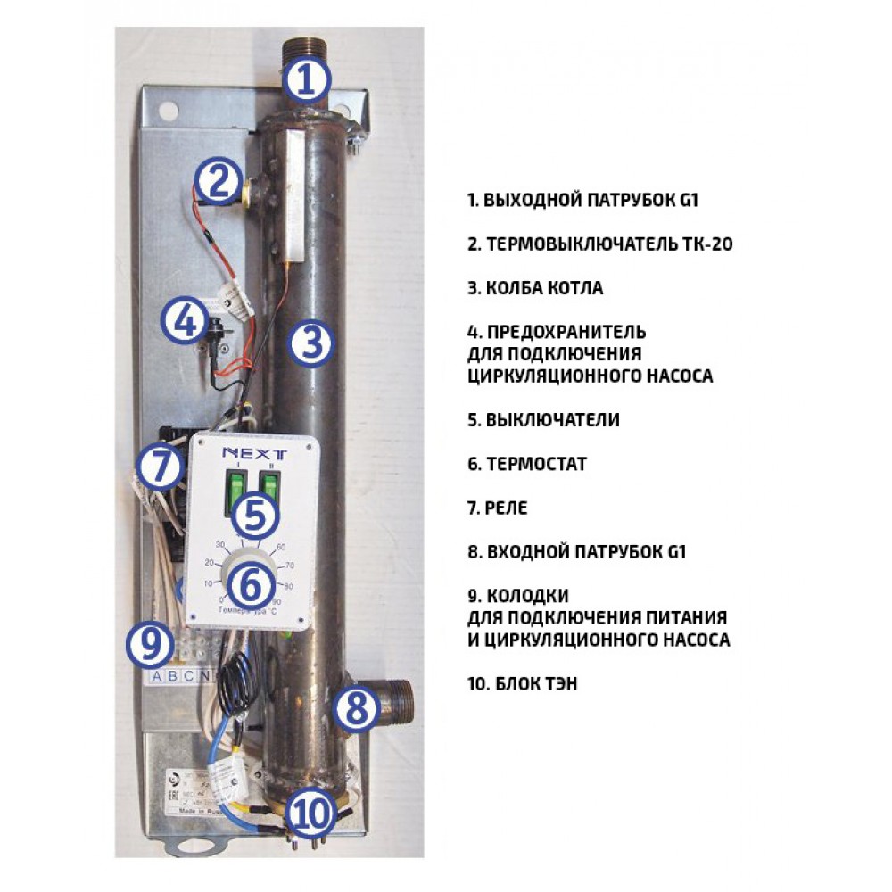 Chaudières électriques evan 2019.