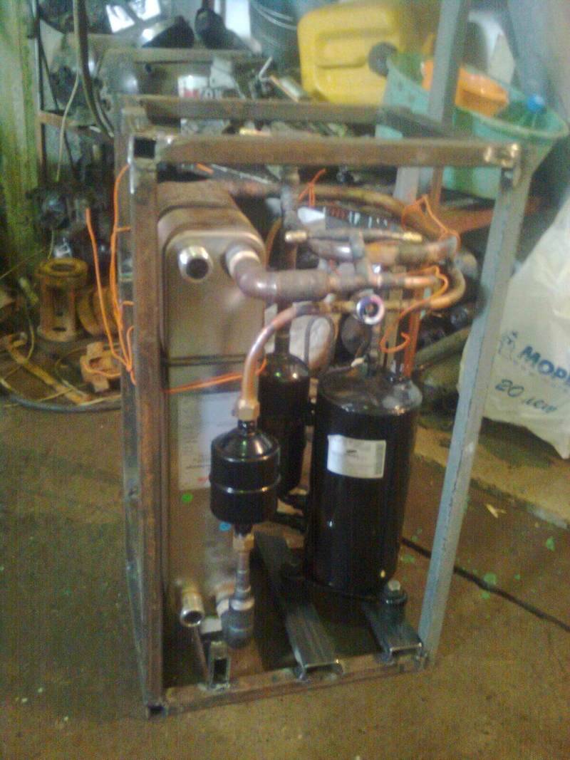 Appareil de bricolage et fabrication d'une pompe à chaleur air/eau