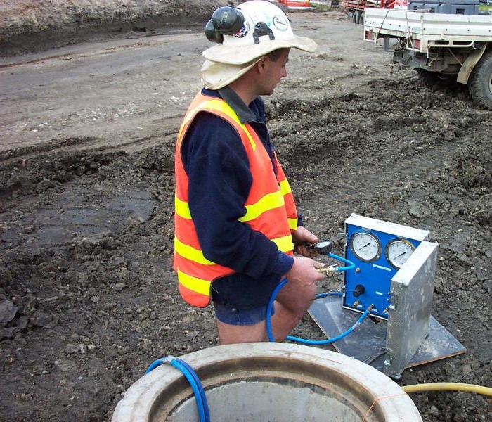 Contrôler les tests de pression du gazoduc pour l'étanchéité