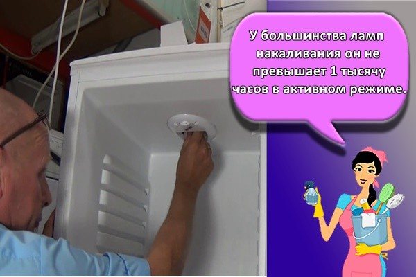 Ampoule de réfrigérateur : caractéristiques, types, règles de sélection + comment la remplacer soi-même