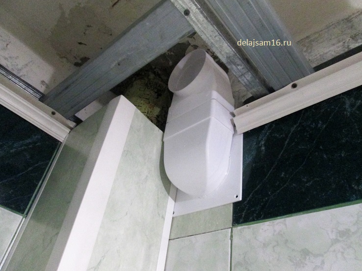 Comment installer une hotte dans les toilettes de vos propres mains
