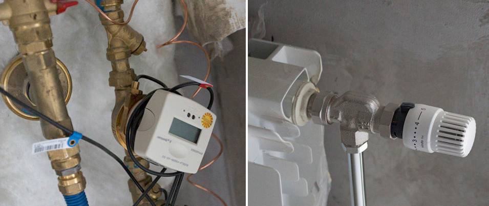 Comment mettre des compteurs de chauffage dans un appartement, étapes d'installation des compteurs de chaleur dans un immeuble, comment installer sur une batterie