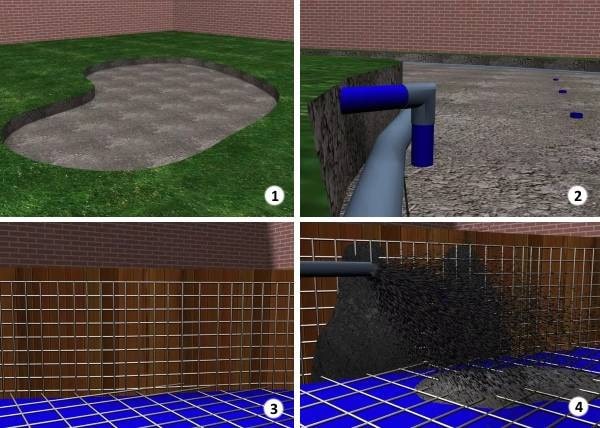 Construire une piscine fixe de vos propres mains