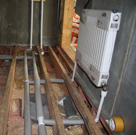 Tout sur le système de chauffage Leningradka