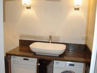 Les nuances de l'installation d'un évier sur une machine à laver: un exemple de travail étape par étape