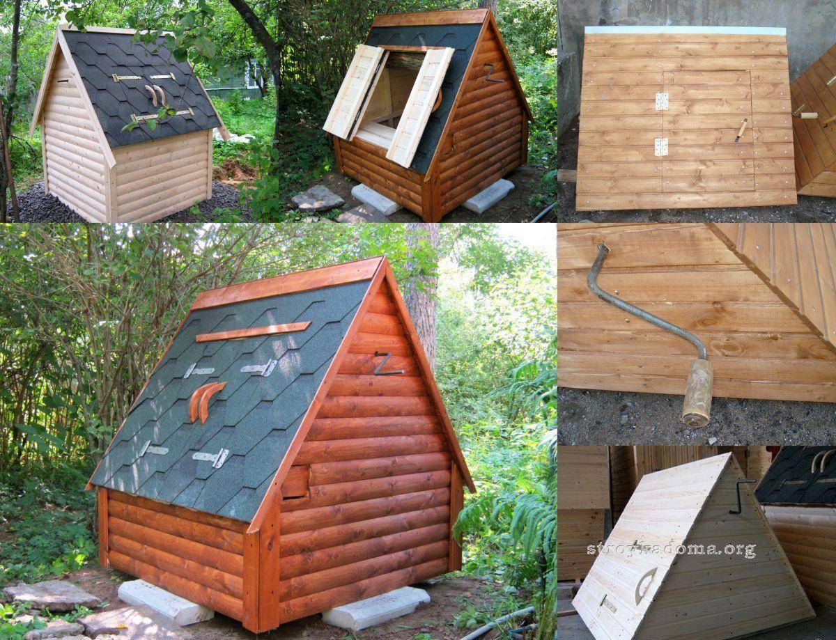 Comment faire une maison pour un puits de vos propres mains - 3 projets avec dessins