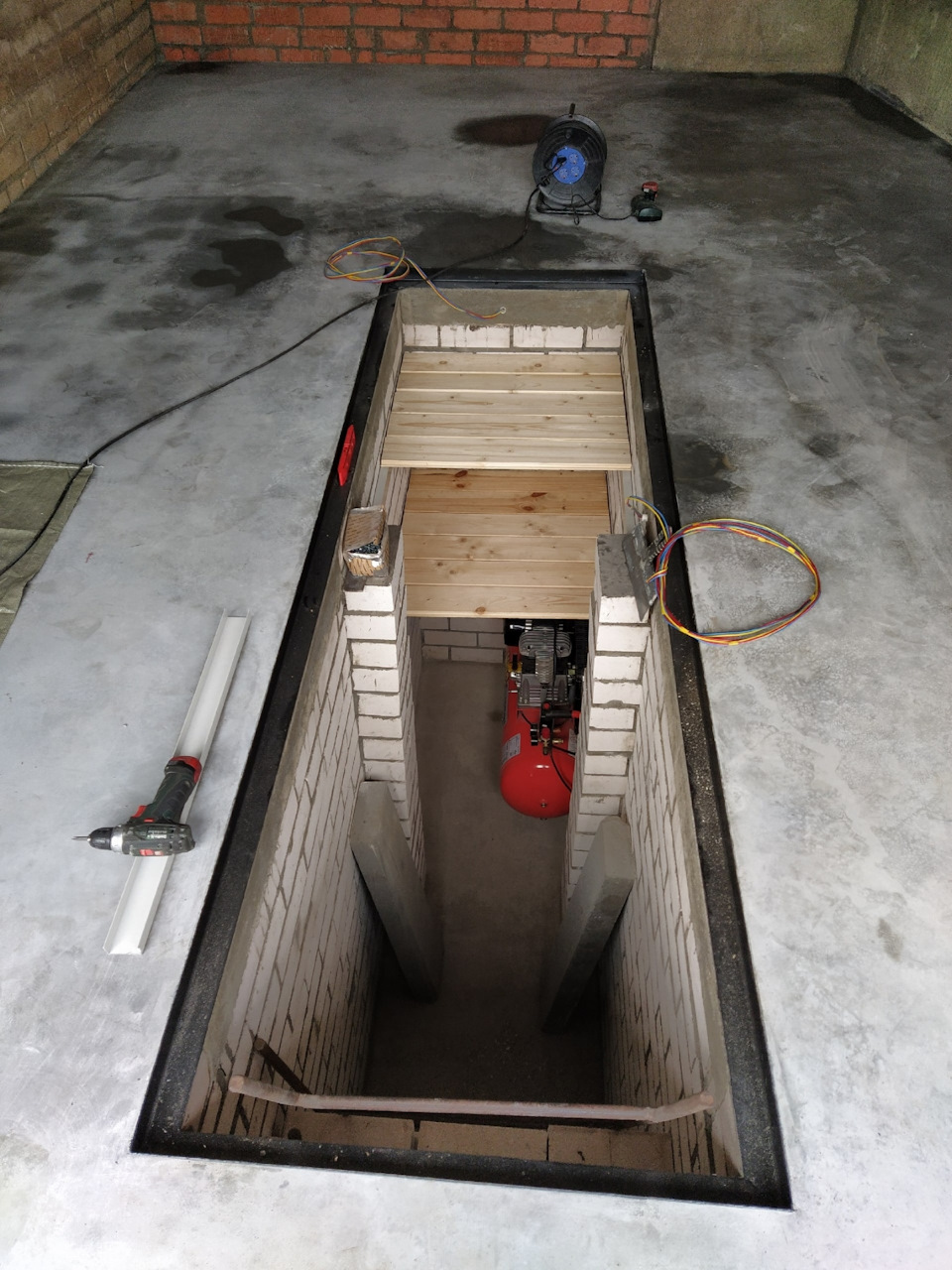 Fosse dans le garage: règles d'aménagement