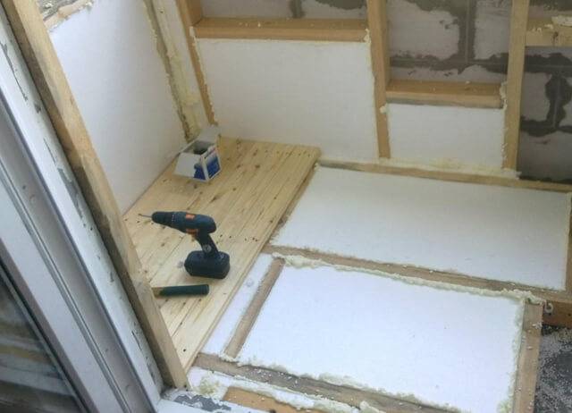 Comment isoler le sol du balcon avec penoplex sans décalage