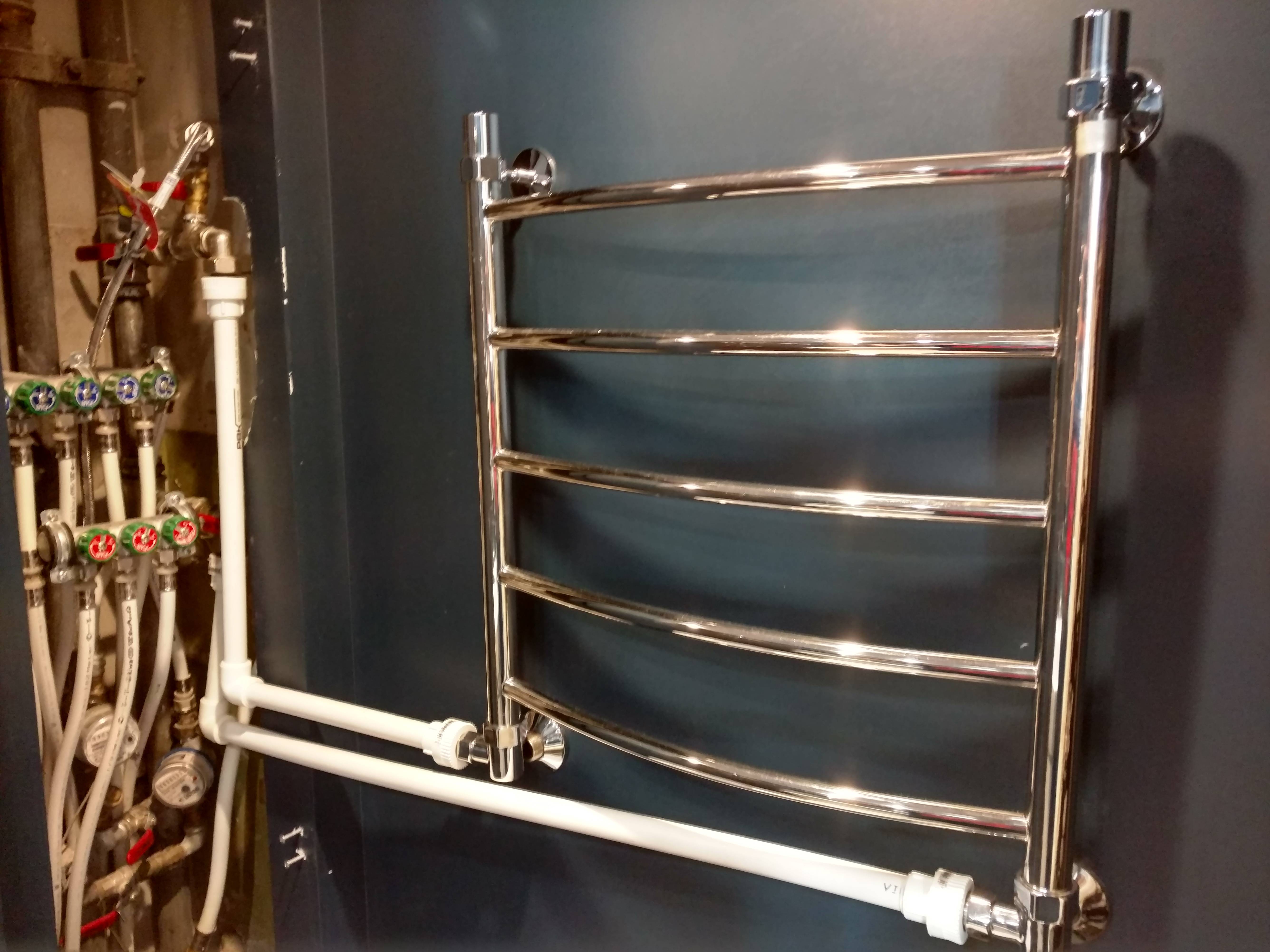 Connexion correcte du sèche-serviettes