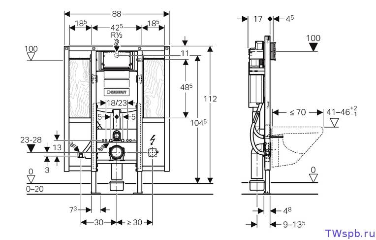 Installation de toilettes murales à faire soi-même - instructions étape par étape