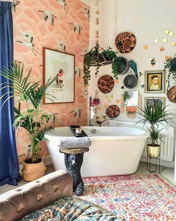 Déco salle de bain (76 photos) : film autocollant et autres revêtements muraux décoratifs, idées de réalisation à faire soi-même sur une petite surface