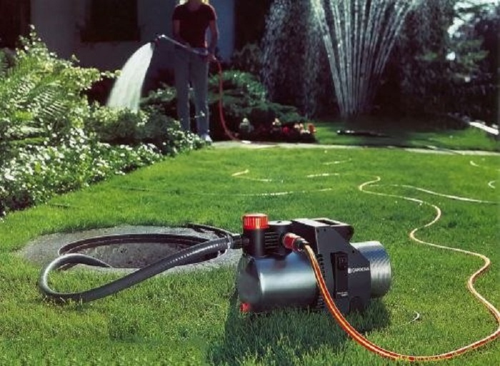 Caractéristiques de la sélection d'une pompe pour arroser le jardin, en fonction de la source de prise d'eau
