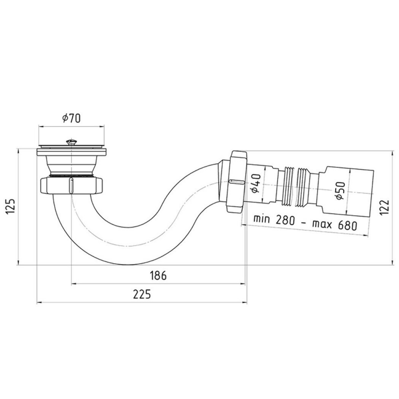 Sélection, montage et installation d'un siphon pour receveur de douche bas