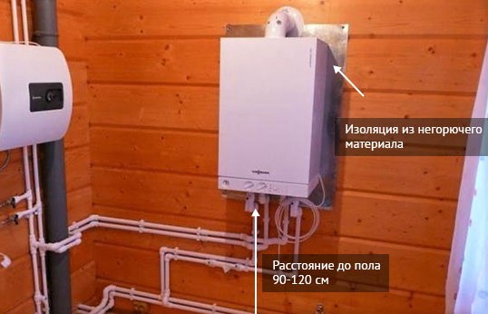 Installation d'une chaudière à gaz murale - installation à faire soi-même