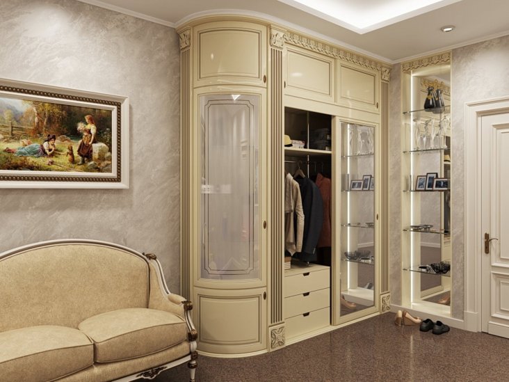 5 façons de sélectionner avec succès des meubles pour agrandir visuellement le couloir