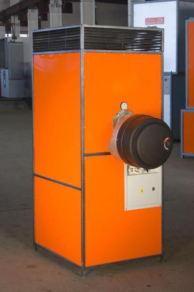 Chauffage de l'air au gaz de locaux industriels et de serres