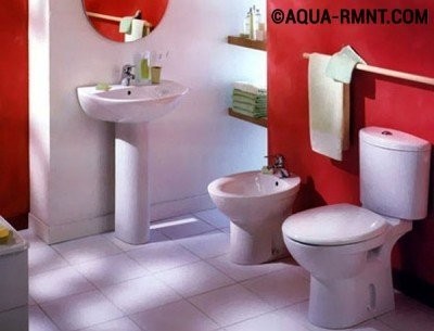 Aperçu comparatif du couvercle du bidet, de la tête du bidet et de la fixation du bidet et de leur connexion