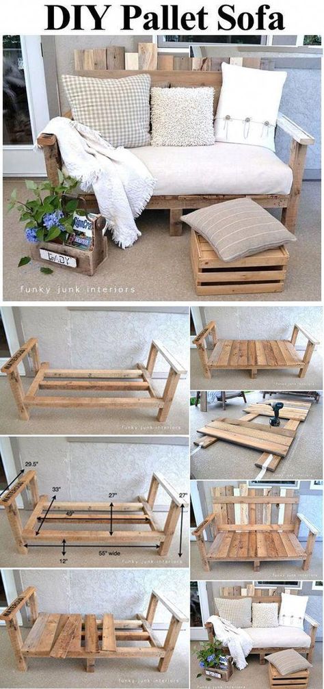 Meuble en palette : bricolage simples bonnes idées (130 photos)